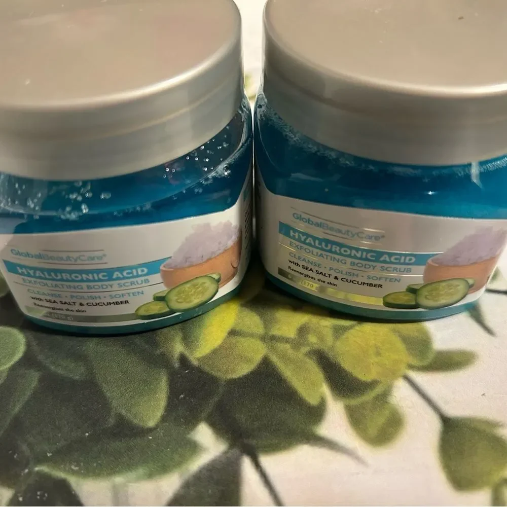 Hyaluronic Acid Exfoliating Body Scrub - Blue
